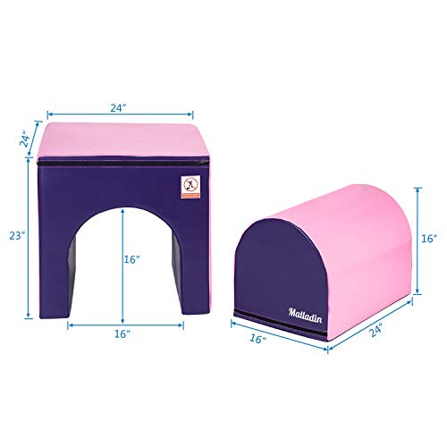 Matladin Gymnastics Mailbox Tumbling Aid Trainer, Tumbling Mat Mailbox