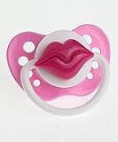 Kiss Lips Pacifier 3 Months +, Pink Pacifier Pink Lips 9PKLP-3M)
