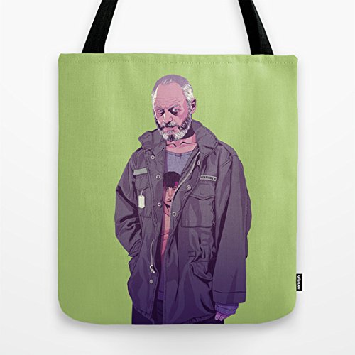 Society6 - Game Of Thrones 80/90s Era Characters - Davos Seawâ€¦ Tote Bag by Mike Wrobel