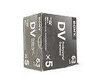 Sony DVM63PS MiniDV 63min Professional Standard - 5 Pack