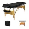 New 84″ Black Portable Massage Table w/Free Carry Case T1 Chair Bed Spa Facial