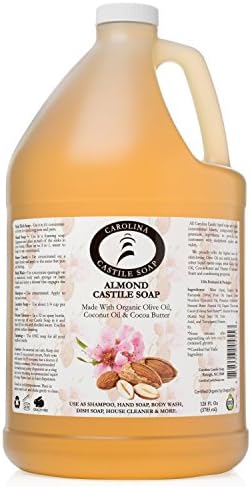 Carolina Castile Soap Almond w/Organic Cocoa Butter (1 Gallon)
