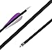 Hunter Colored Fletched Carbon Arrows with Replaceable Tips for Recurve and Compound Bow 12-pack