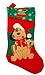 16 1/2 Inch Felt Christmas House Family Pet Christmas Stocking (Dog)