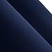 Deconovo Blackout Curtains for Bedroom – Set of 2 42W x 84L Inch Thermal Insulated & Noise Reducing Panels–Home Window Room Darkening Sustainable Grommet Drapes for Living Room and Nursery, Navy Blue