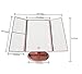 Makeup Vanity Mirror with LED Lights BUNDLE 7 Piece Bonus Brush Set Magnification 1x2x3 Portable Trifold Lighted Mirrors Dual Power Xtra Long USB Cable (Rose Gold)