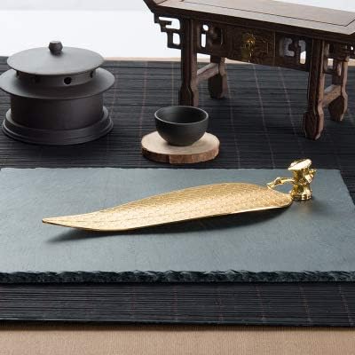 Willmall Coil Incense Burner, Incense Burner Holder, Alloy Sticks Incense Burner Holder Leaf Shape for Joss Sticks, Tower Incense, Incense Cone