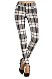 G2 Chic Women's Printed Skinny Patterned Pants