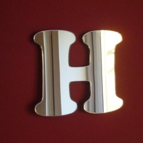Super Cool Creations Funky Letter H Mirror 25cm