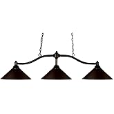 Z-Lite 3 Light Billiard Light 147BRZ-MBRZ