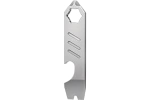 BANG TI Titanium EDC Pry Bar with Bottle Opener Function (Mini Pry bar)