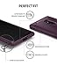 Ringke Onyx Compatible with Xperia XZ2 Case Brushed Metal Design Flexible & Slim Dynamic Stroked Line Pattern Durable Anti Slip Impact for Sony Xperia XZ 2 - Lilac Purple