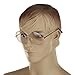 Vintage Clear Transparent Oversized Glasses Womens Eyewear Unisex Eyeglasses 55