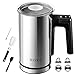 BAYKA Milk Frother, Electric Milk Frother with Hot & Cold Automatic Function, Milk Steamer, Foamer, Heater, Frother & Warmer For Coffee Espresso, Cappuccinos, Lattes, Hot Chocolate Maker