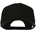 e4Hats.com New Big Size High Profile Twill Cap - Black OSFM