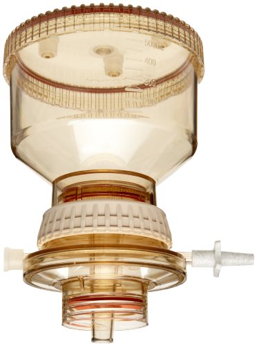 Nalgene DS0320-5045 Polysulfone Reusable Bottletop Filter Holder, 500mL Capacity, Fits 45mm Neck