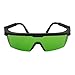 iRainy Laser Eye Protection Safety Goggle Glasses for Red Lasers with Free Hard Case (Green)