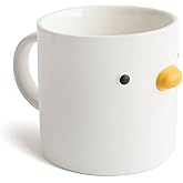 PURROOM Cute Duck Coffee Mug, Handmade Glaze Chick Cup, Safety Ceramic Milk Latte Mugs, 14 oz Cute Tea Cup. Best Gifts For Coffee & Mug Collector.