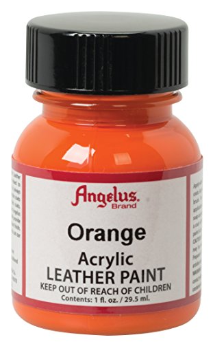 Angelus Leather Paint 4 Oz Orange