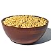 Woodard & Charles Large Wooden Serving Bowl for Salads, Fruits, Popcorn, Pasta, 10” Diameter x 4.5“ Height