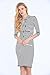 Eliacher Women's Casual Striped Knitting Dress