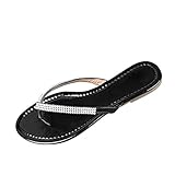 Dear Time Flip Flop Bling Rhinestones Summer Women Flat Thong Sandals