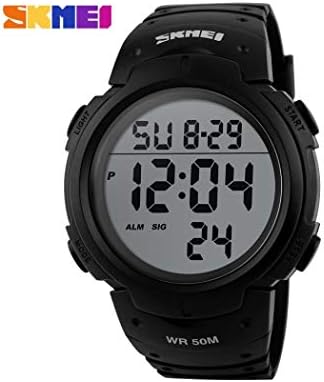 Large Face Sports Wrist Watch for Men Women Kids Digital Watch with Alarm Date and Time