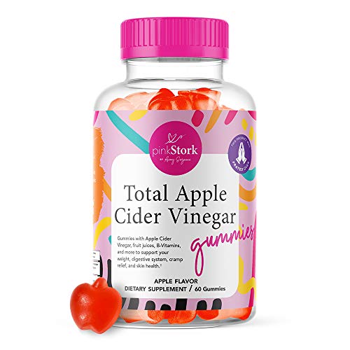 Pink Stork Total Apple Cider Vinegar Gummies ACV Gummy Vitamins for