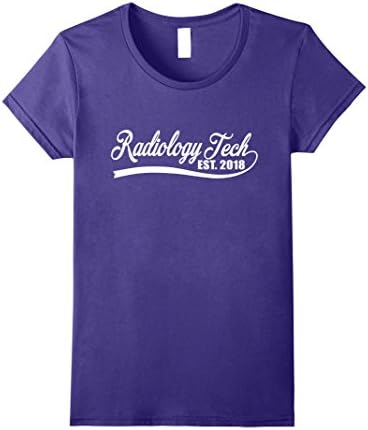 Womens RADIOLOGY TECH GRADUATION GIFT 2018 SHIRT, X-Ray Tech Tee XL Purple