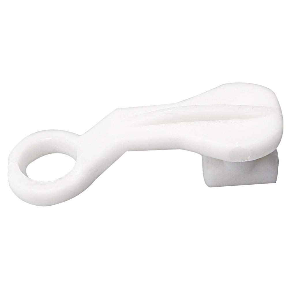 Ruix Curtain Glider Hooks, Plastic Curtain Rail Track Gliders Hook for