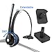 Bluetooth Headset Wireless Headset ,VicTal Office Headset with Charging Base&Noise Canceling for Cell Phone Truck Driver Call center Video Conference, Aviation, Visitor Guidance (Stereo Headset)