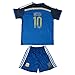 FWC 2014 Lionel Messi 10 Argentina Away Futbol Football Soccer Jersey & Short (10-11 YEARS)