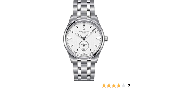 Certina DS-4 Small Second Automatic Silver Dial Men's Watch  C022.428.11.031.00: Buy Online at Best Price in UAE - Amazon.ae