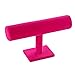 New Wayzon Rose Velvet Bracelet T-Bar Display Bangle Tower Jewelry Watches Organizer