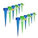 12PCS Automatic Self Plant Watering Spikes Globes,Slow Release Drip Bulbs Irrigation Watering Devices with Control Valve Switch to Care Your Indoor Outdoor Plants (12pcs)