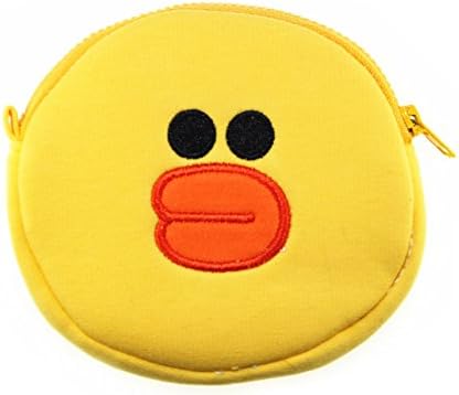 LINE Friends Cotton Coin Purse Wallet Money Earphone Jewelry Organizer (Sally)