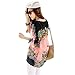 HP95(TM) Women's Bohemian Style Batwing Sleeve Chiffon Beach Loose Shirt (C)