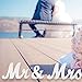 Mrs & Mr Sign Sweetheart Table Decorations - Letters for Wedding Photo Props, Party Banner Decoration (White)