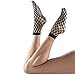 Felicity Sheer Ankle Socks, Fishnet Socks, Sheer Socks, Nylon Socks (Assorted A (4 Pack))