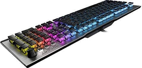 Amazon Com Roccat Vulcan 100 Aimo Rgb Mechanical Gaming Keyboard Brown Switches Computers Accessories