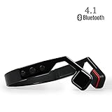 Wireless Bluetooth Sport Headphones Bluetooth 4.0 Bone Conduction Headphone Bluetooth Headset Stereo Built-in Microphone Earphones For Smartphone Tablet(Black)
