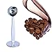 OKCafe Espresso Stand Coffee Measure Tamper Spoon Stainless Steel Coffee & Tea Tools Measuring Tamping Scoop 1 Pieces 15ml Sliever