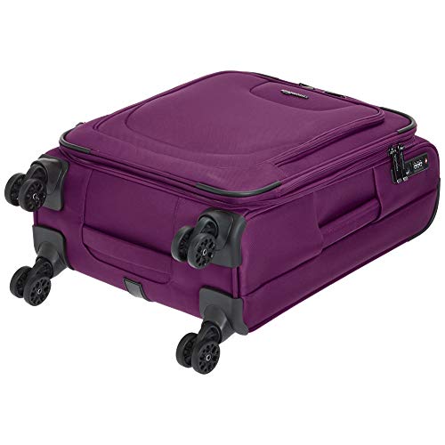 Amazon Basics 2 Piece Expandable Softside Spinner Luggage Suitcase With