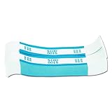 MMF Industries Self-Adhesive Currency Straps, Blue, 100 in Dollar Bills, 1000 Bands per Box (216070C08)