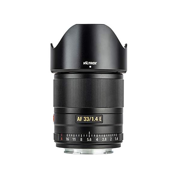 VILTROX Autofokus-Objektiv, 33mm F1.4 Kompatibel für Sony E-Mount APS-C-Format A5100 A600 A6100 A6300 A6400 A6500 A6600…