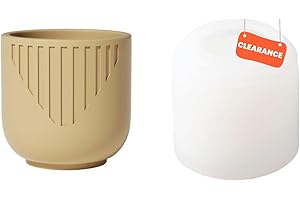 BOOWAN NICOLE Simple Cement Candle Jar Silicone Mold Cylindrical Concrete Candle Container Mould DIY Candle Vessel Home Decor Tool (SH0884)