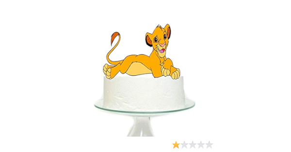 Lion King Simba Big Cake Topper For Birthday Party Supplies Buy Online At Best Price In Egypt Souq Is Now Amazon Eg