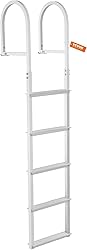 VEVOR Removable Dock Ladder 5 Steps, 500Lbs Load