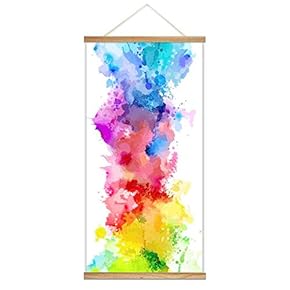 Custom Canvas Prints with Your Photos, Wooden Frame Hanging Poster Wall Art for Living Room, Bedroom Ready to Hang 18x36 inches