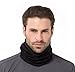 Fleece Neck Warmer [Solids] - Reversible Neck Gaiter Tube, Ear Warmer Headband, Mask & Beanie. Ultimate Thermal Retention, Versatility & Style. Performance Comfort Fleece & Microfiber Construction